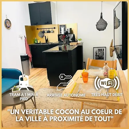 Apartment L'arome - Intimiste A Deux Pas Du Tram Et Des Facultes